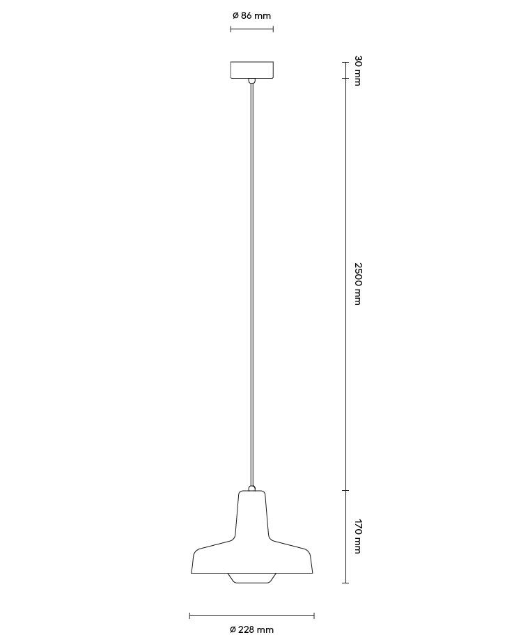 ARIGATO suspension lamp
