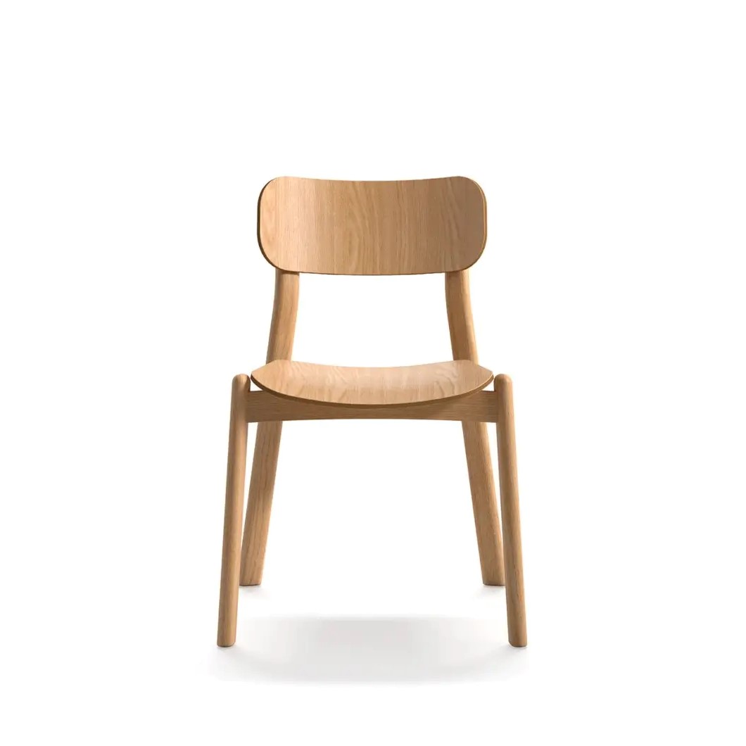 KIYUMI WOOD chair set of 2 pieces