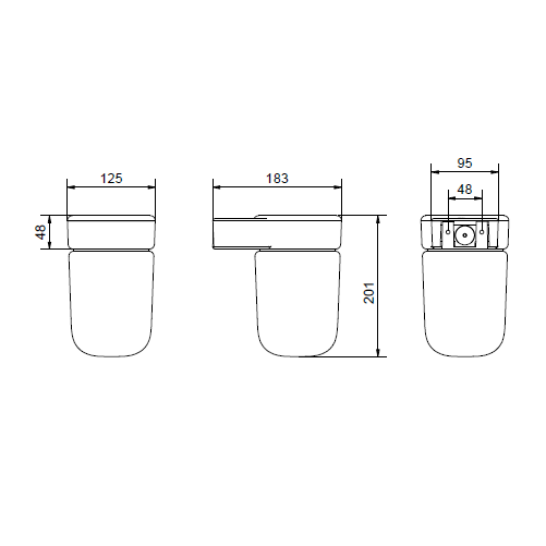 MOON IP44 wall lamp