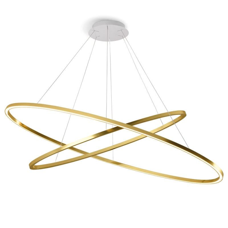 ELLISSE DOUBLE suspension lamp