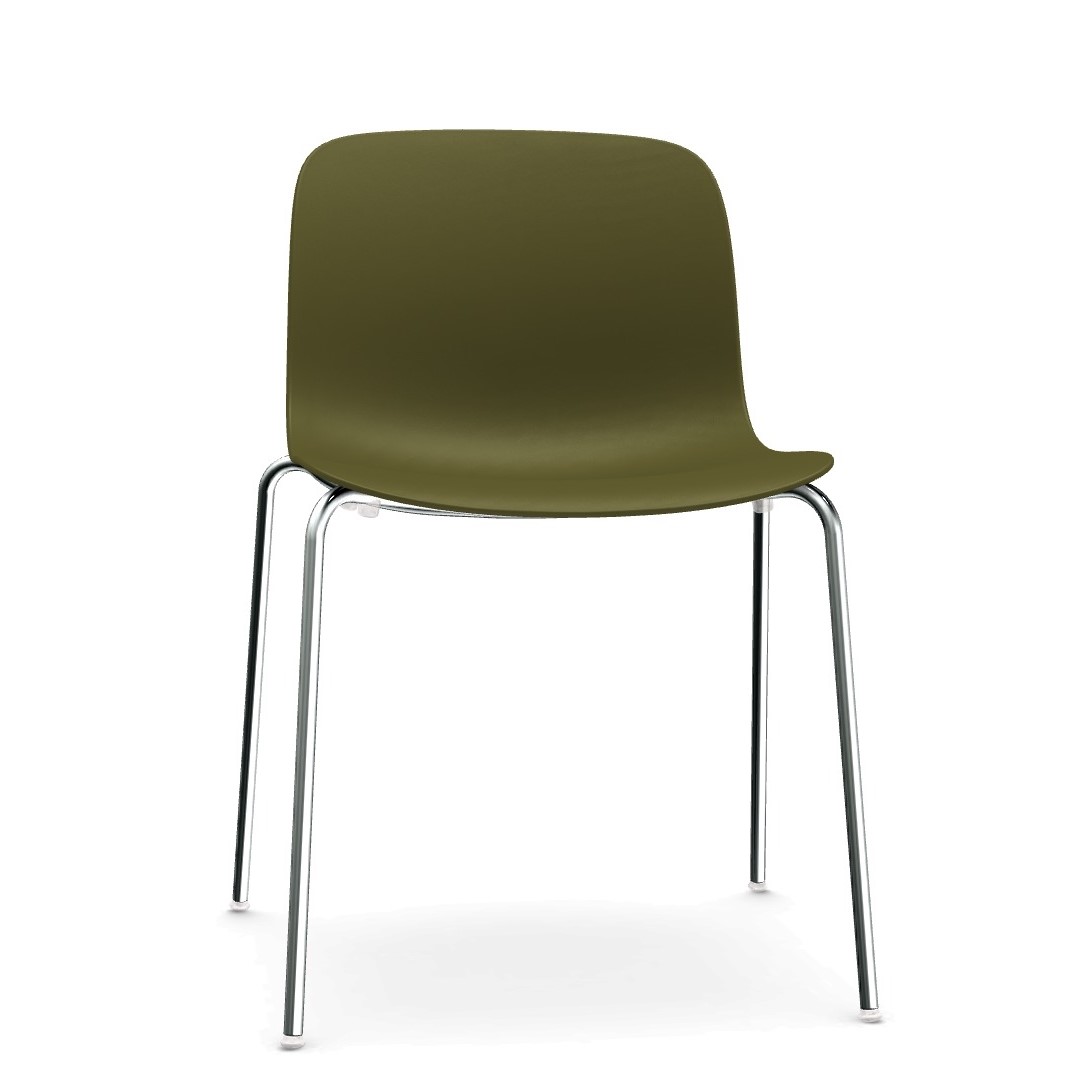  chromed structure - dark green seat