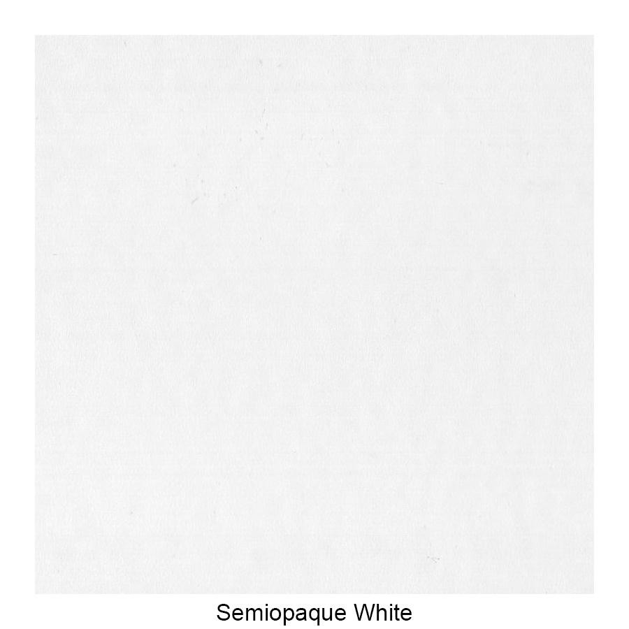 white semi-opaque