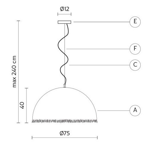 μεγάλο Φ 75cm Y 40cm