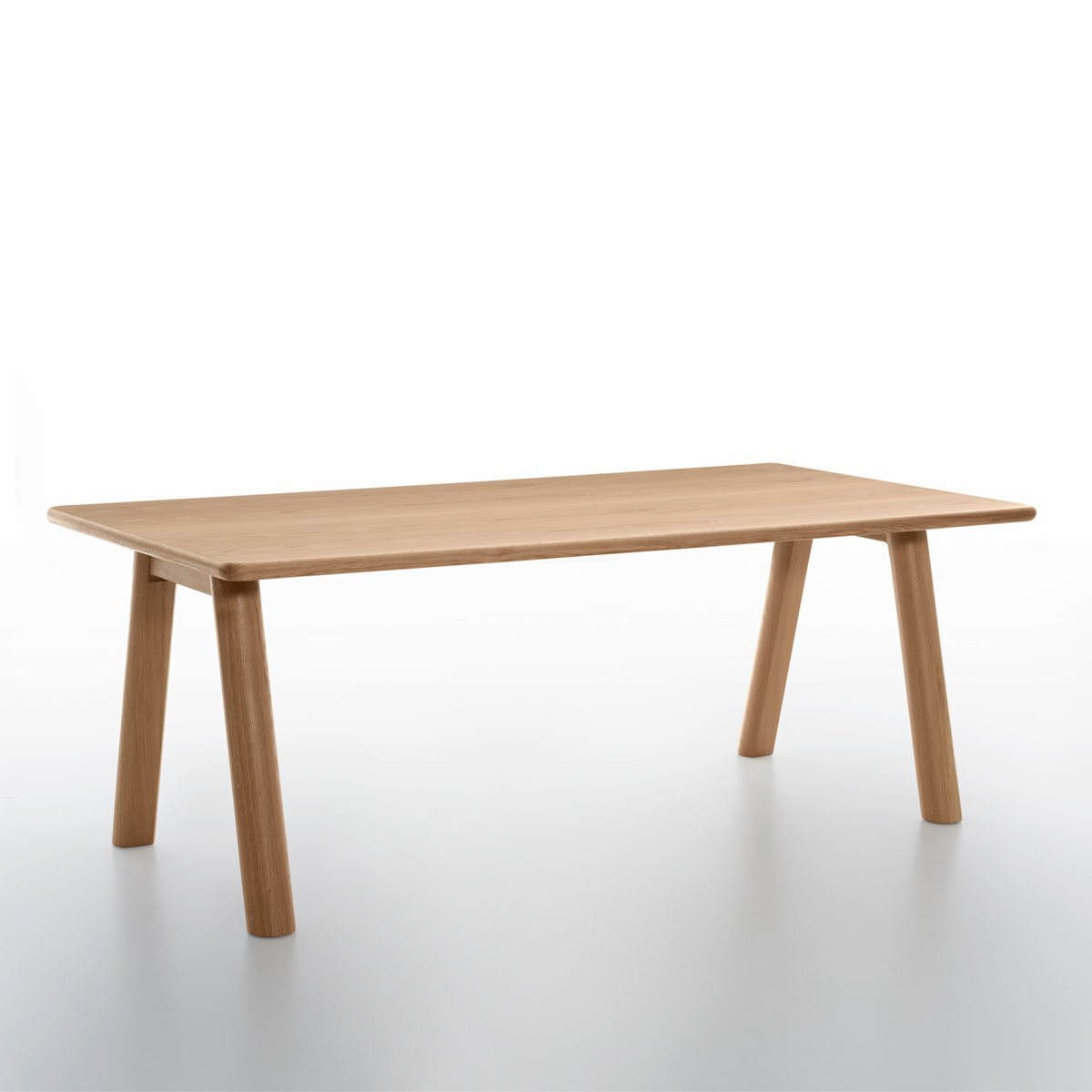 200 x 100cm base & legs in natural oak  - top in natural oak wood