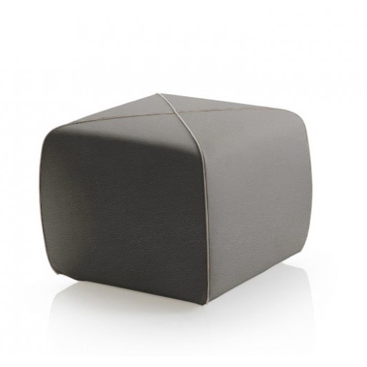 CROSSED square pouf 