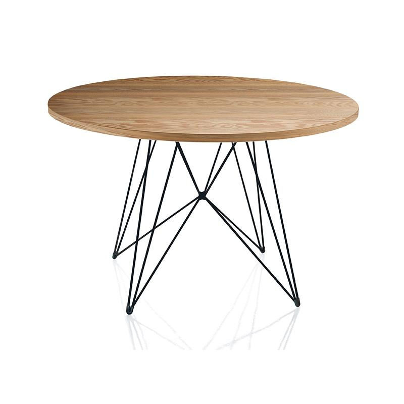 XZ3 ROUND table WALNUT top