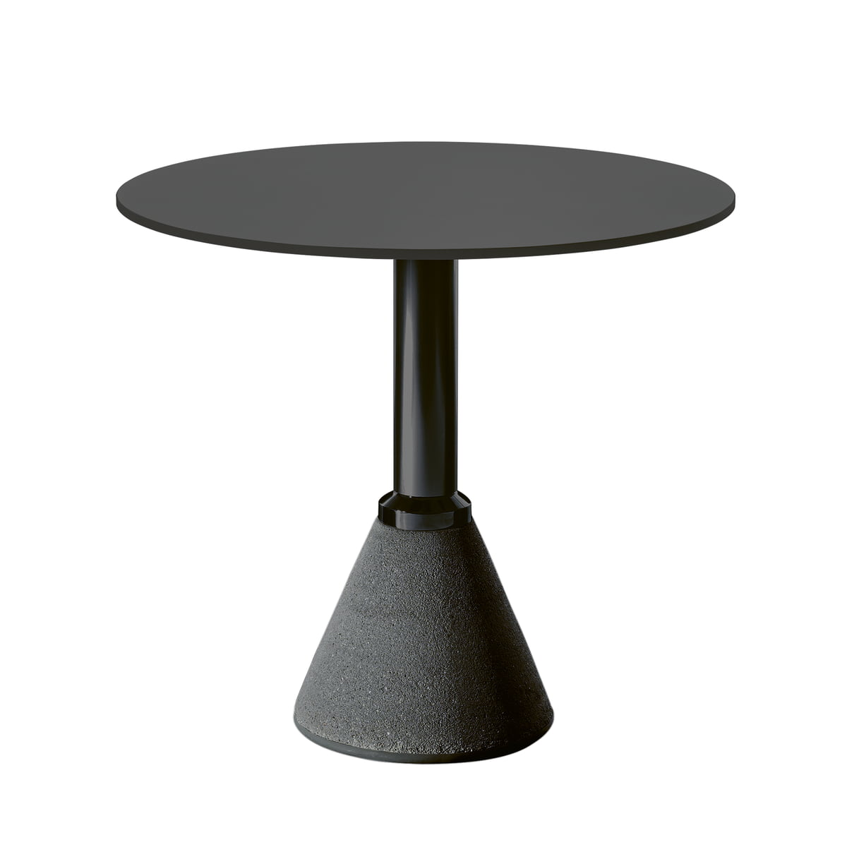 concrete black base - black top (outdoor version)