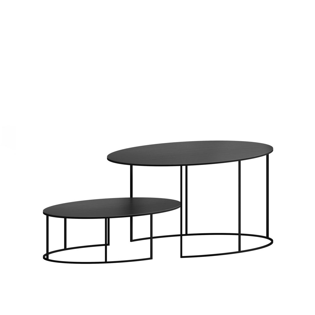 SLIM IRONY OVAL coffee table