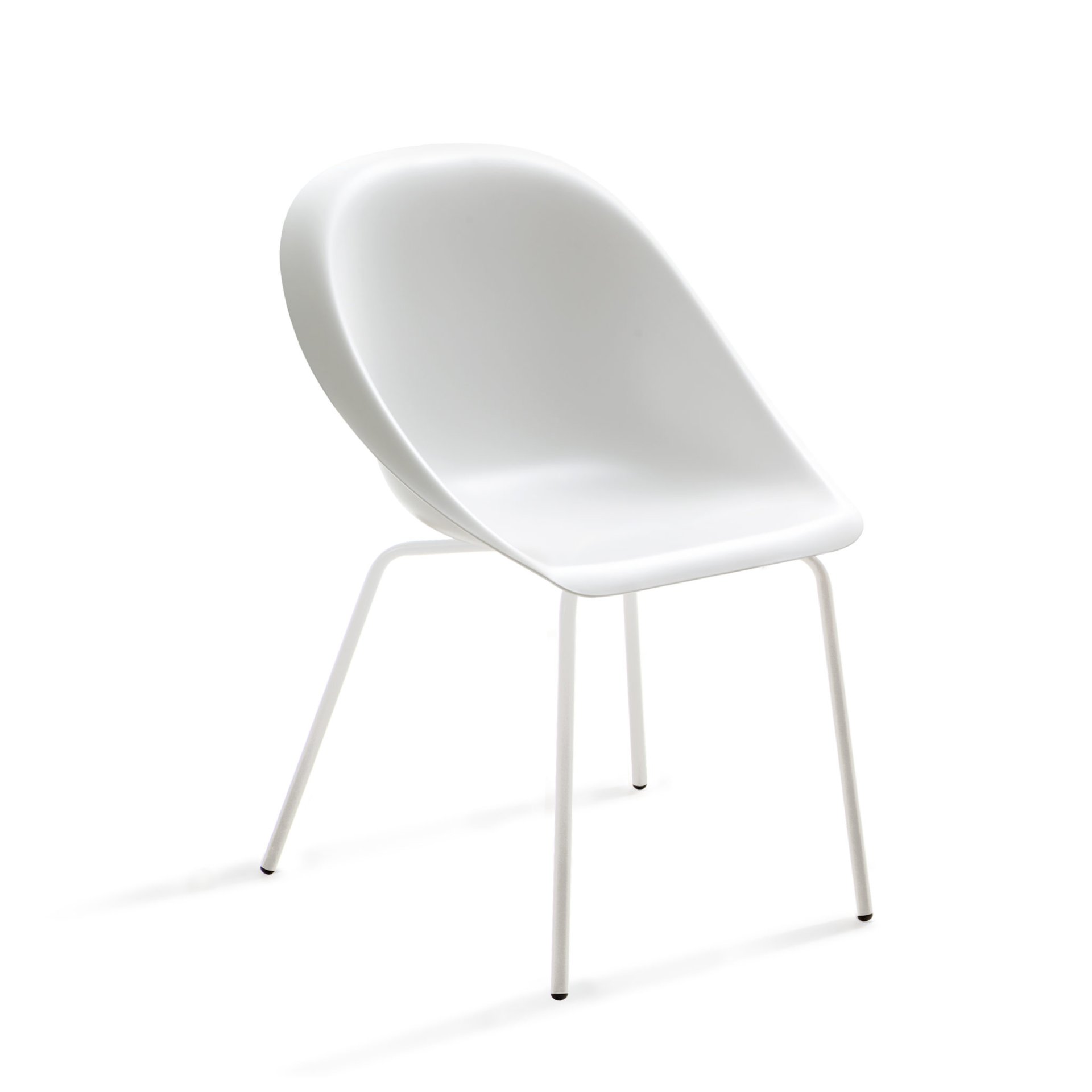 white structure - white seat