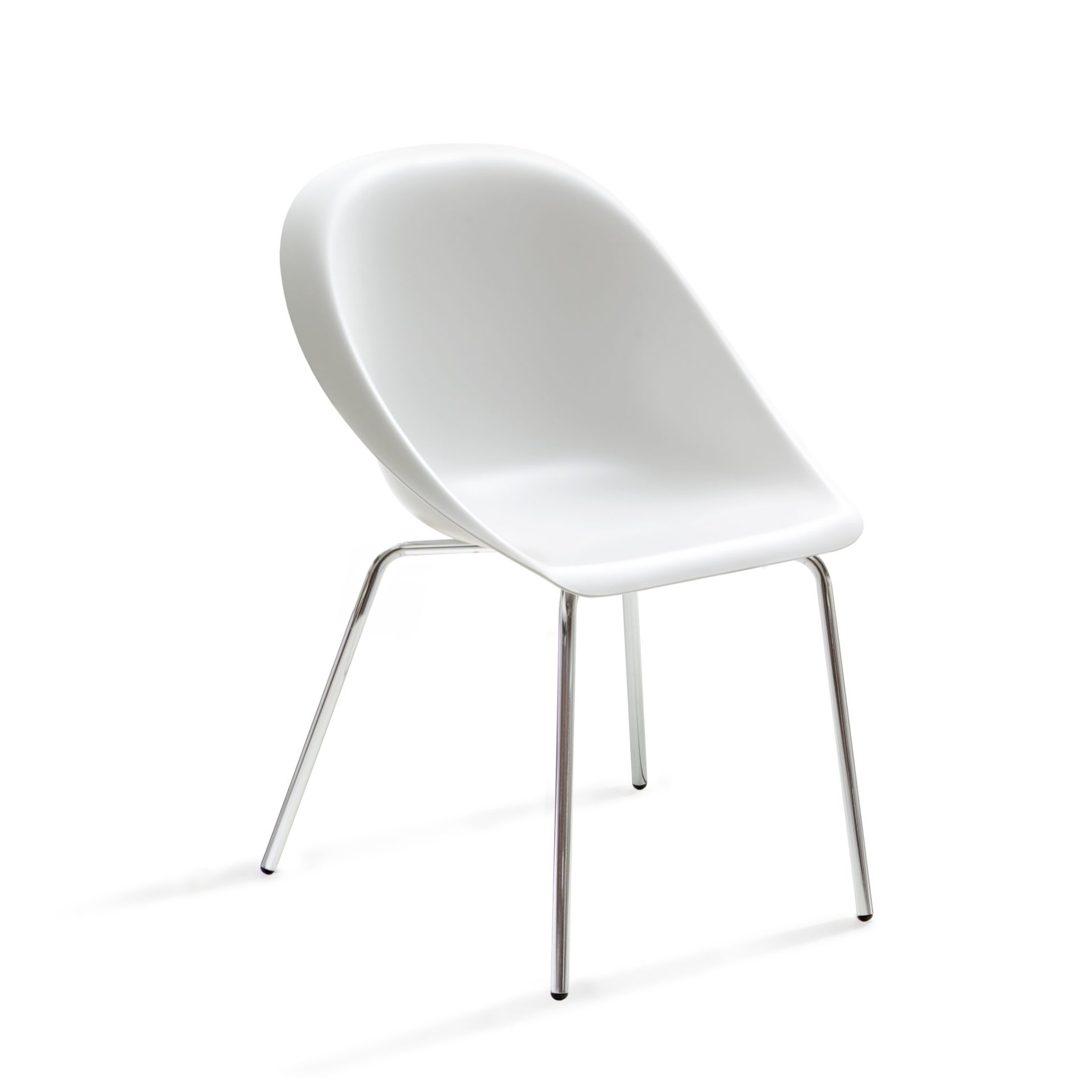 chrome structure - white seat