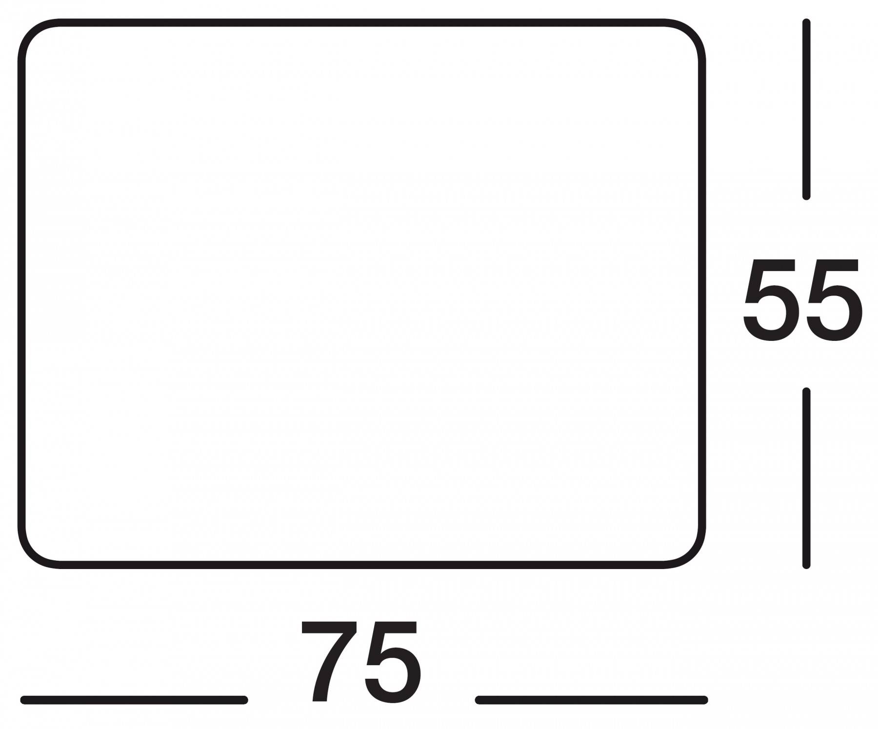 75 X 55 X 50cm H