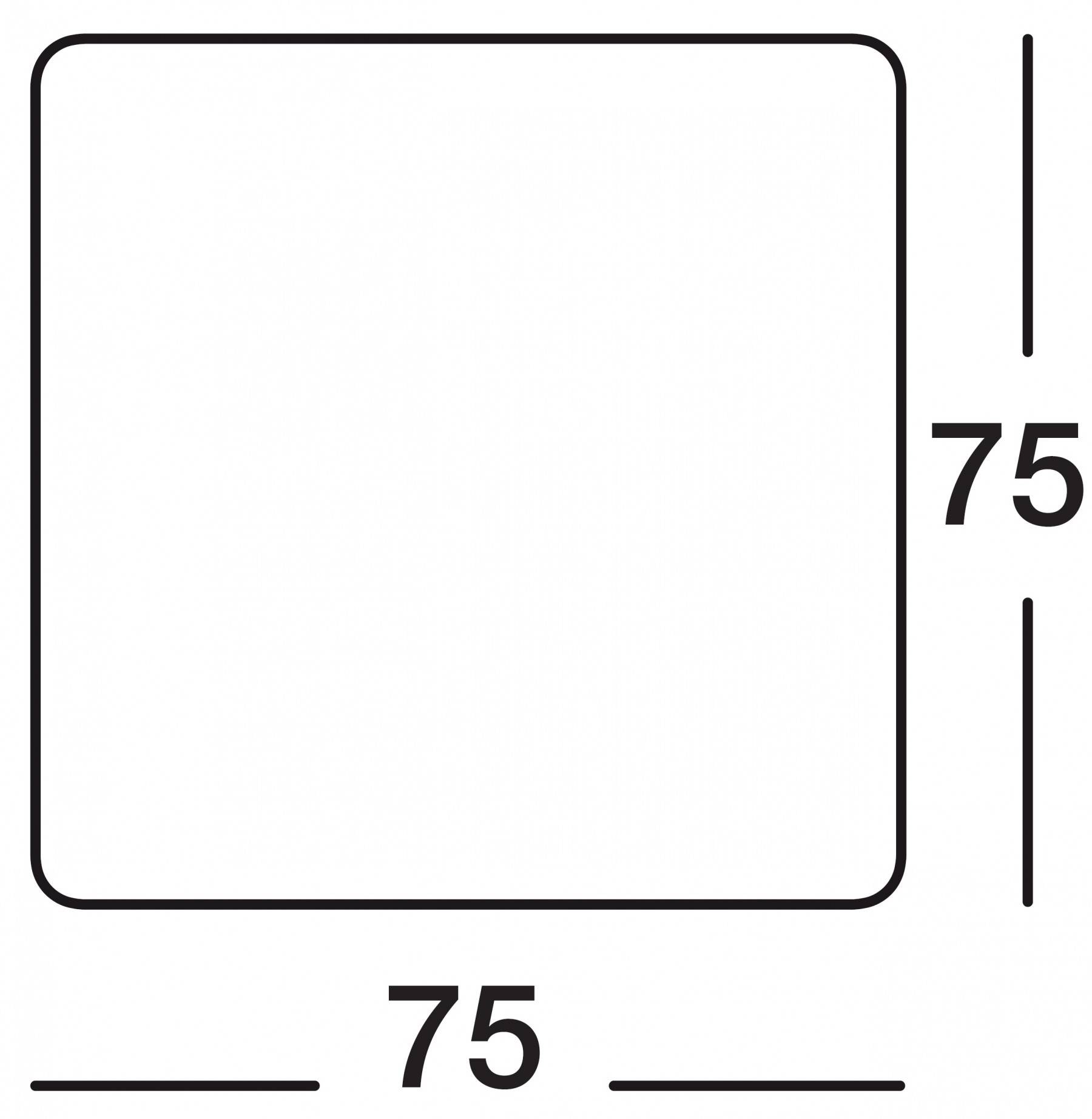 75 X 75 X 50cm H