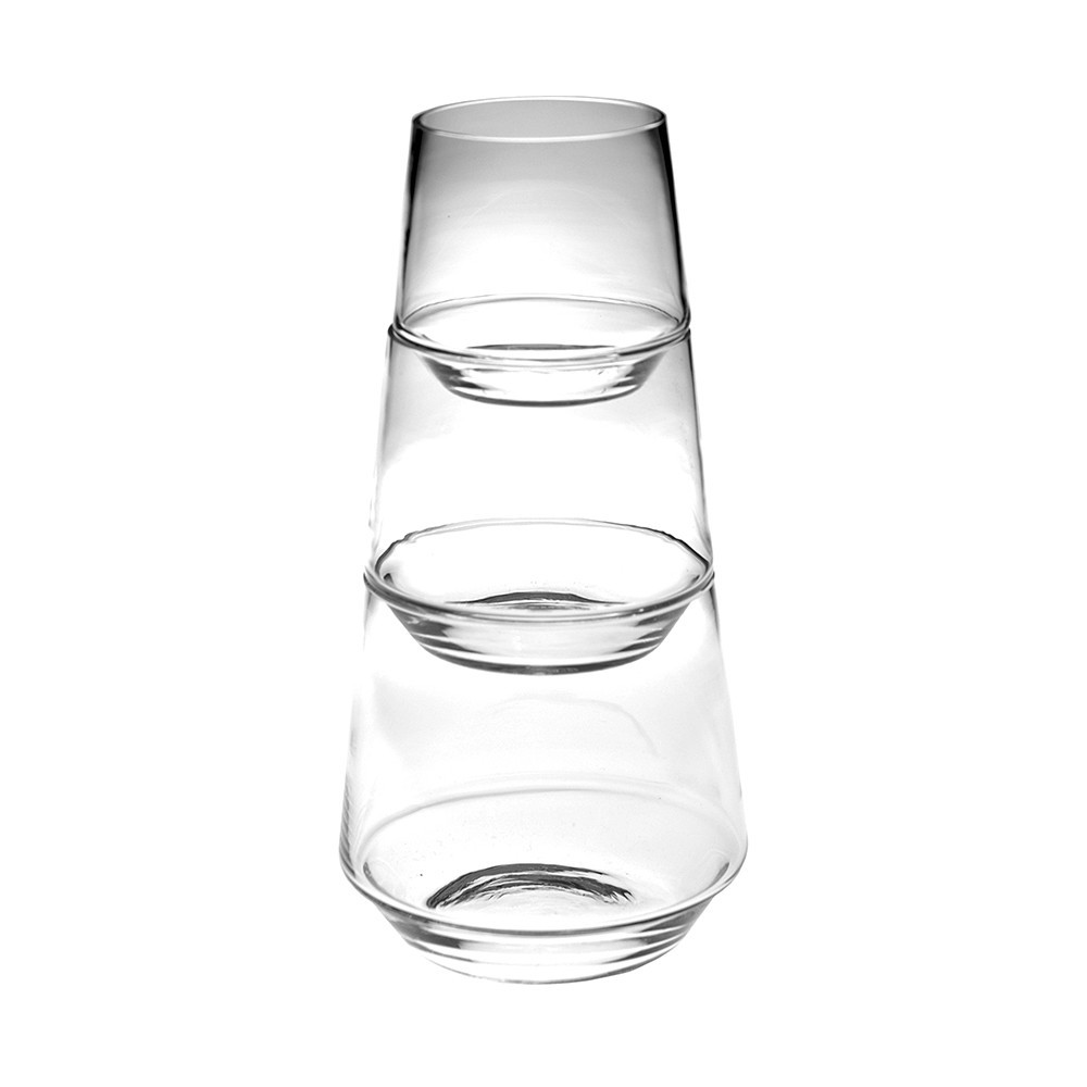 HABIT stackable glass tumbler