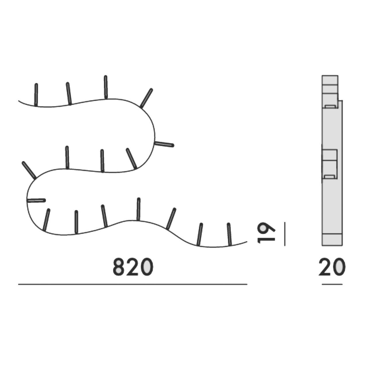 μεγάλο Μ 820cm