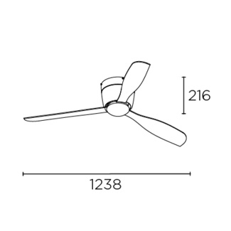 large D 123.8cm