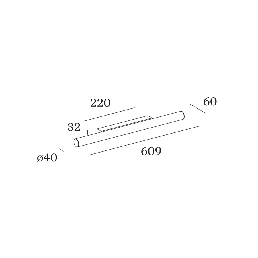 μεσαίο Μ 60,9cm