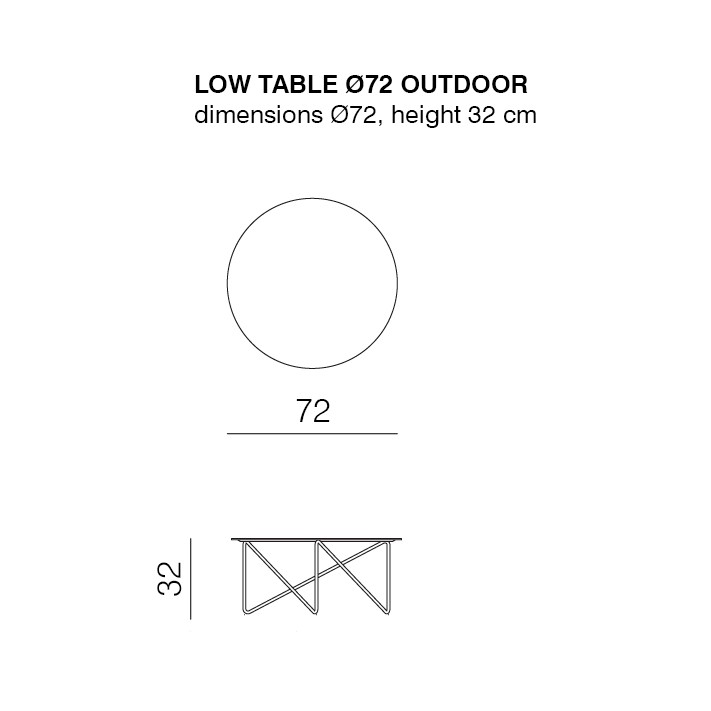 μεσαίο Φ 72cm Y 32cm