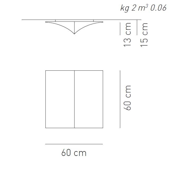 μικρό 60 x 60cm