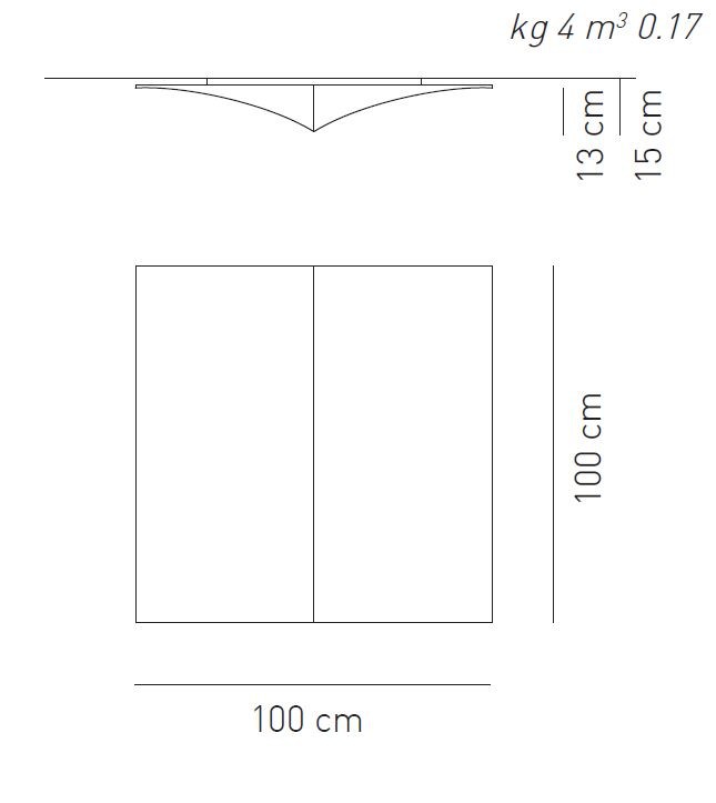 μεσαίο 100 x 100cm