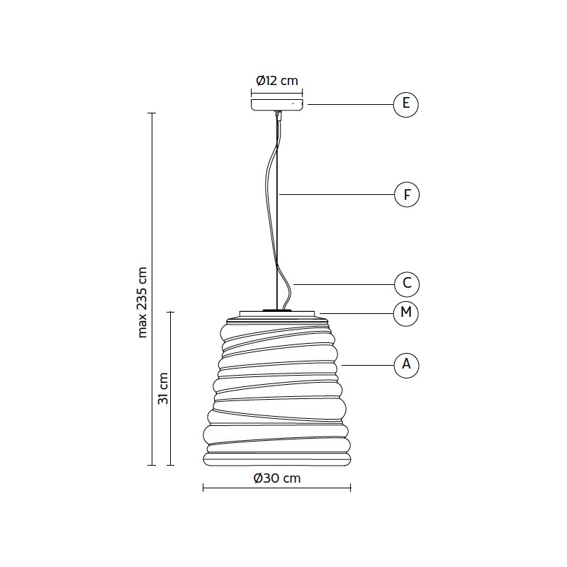 Ø30 h 31cm