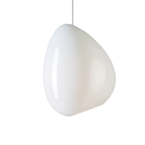 γυαλιστερή λευκή οπαλίνα