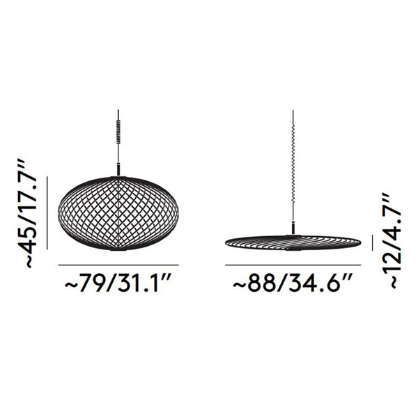 μεσαίο: διάμετρος 79cm (διαθέσιμο)