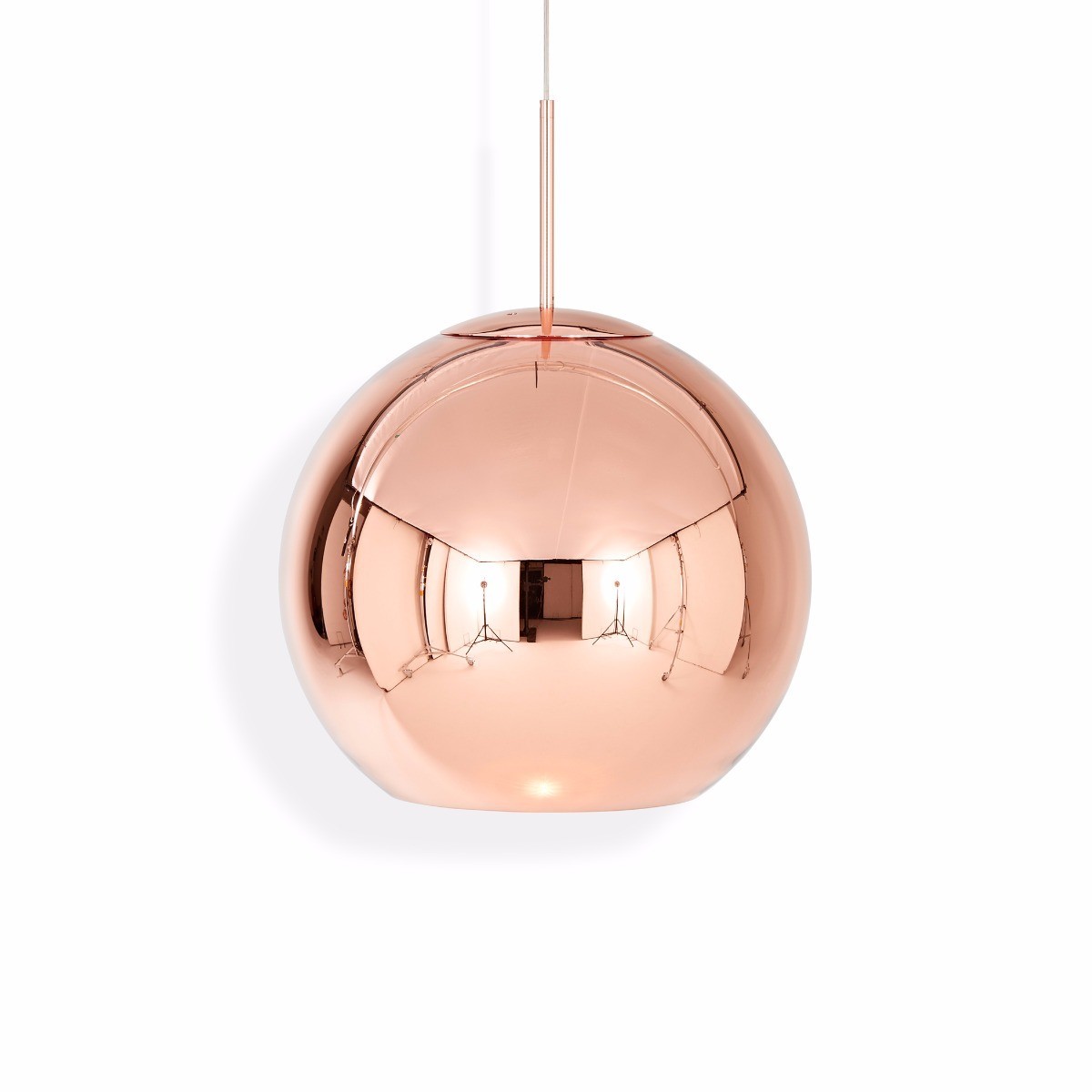 COPPER ROUND suspension lamp