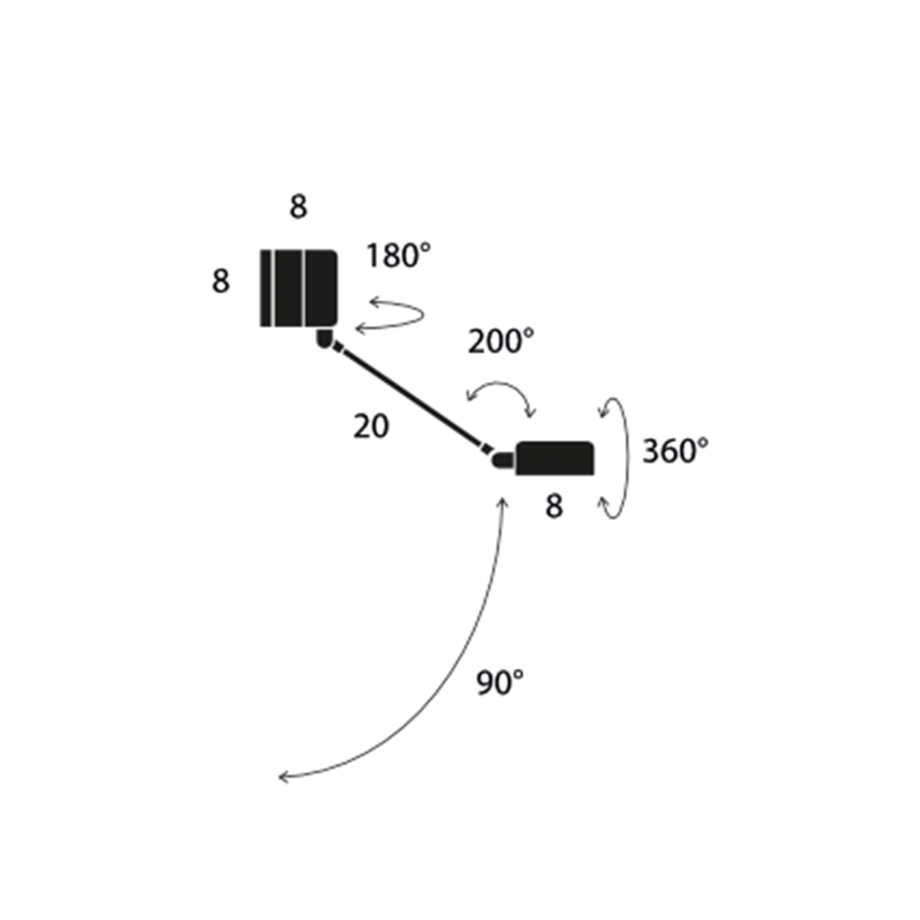 arm L 25cm 