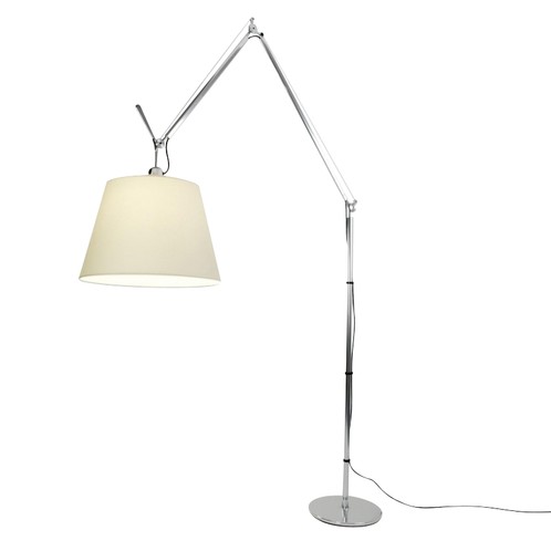 TOLOMEO MEGA floor lamp - parchment diffuser