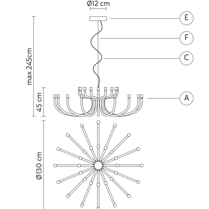 μεγάλο Φ 130cm