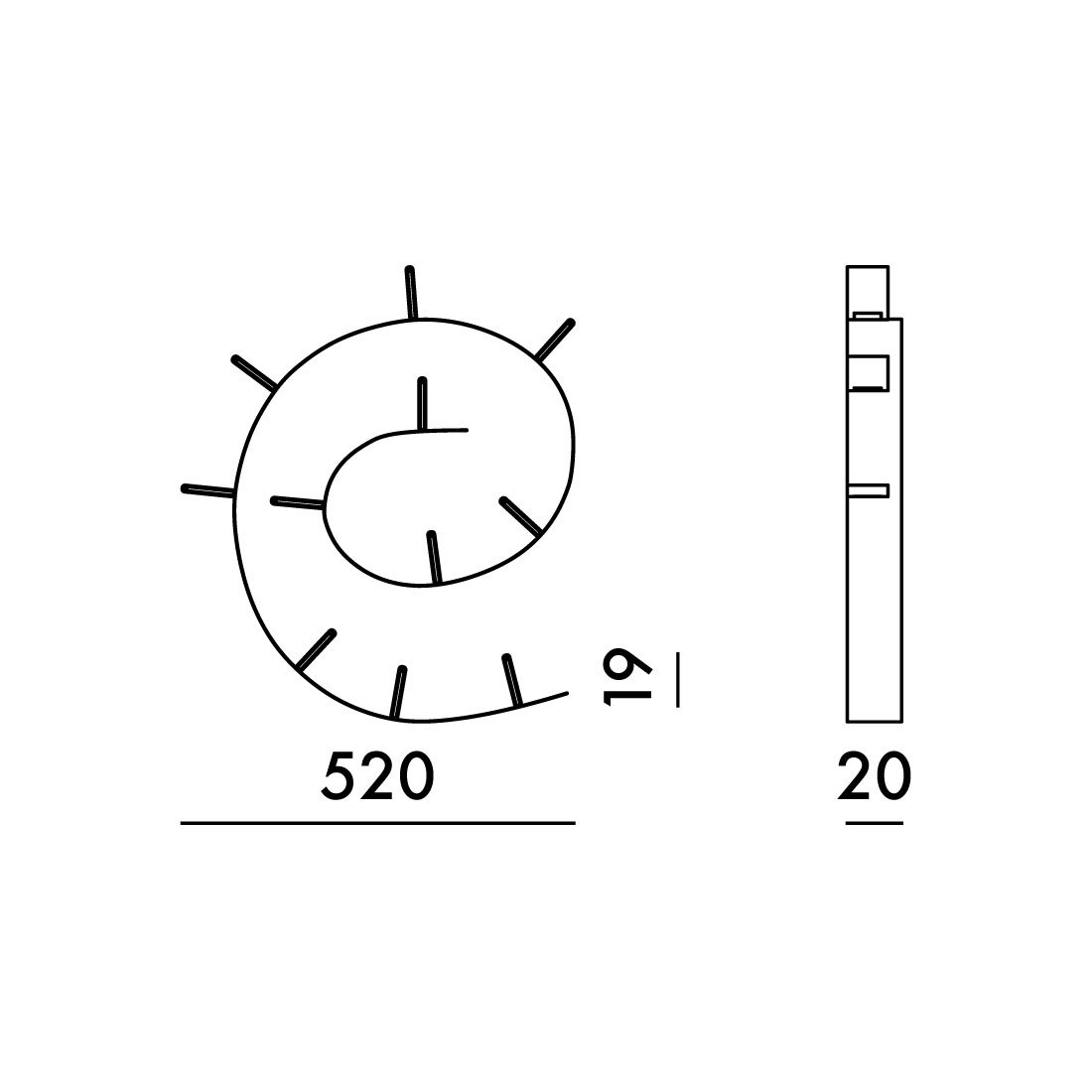 medium L 520cm 